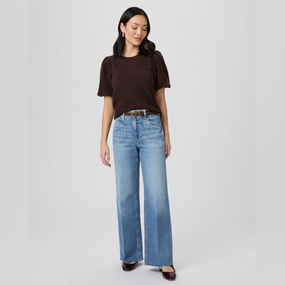 PAIGE Anessa 31" Wide Leg Jean in Viva